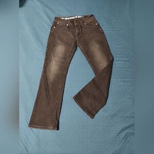 Western Bull Men's Black Jeans